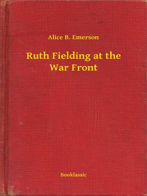 cover image of Ruth Fielding at the War Front